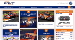 Desktop Screenshot of europeanlemansseries.com